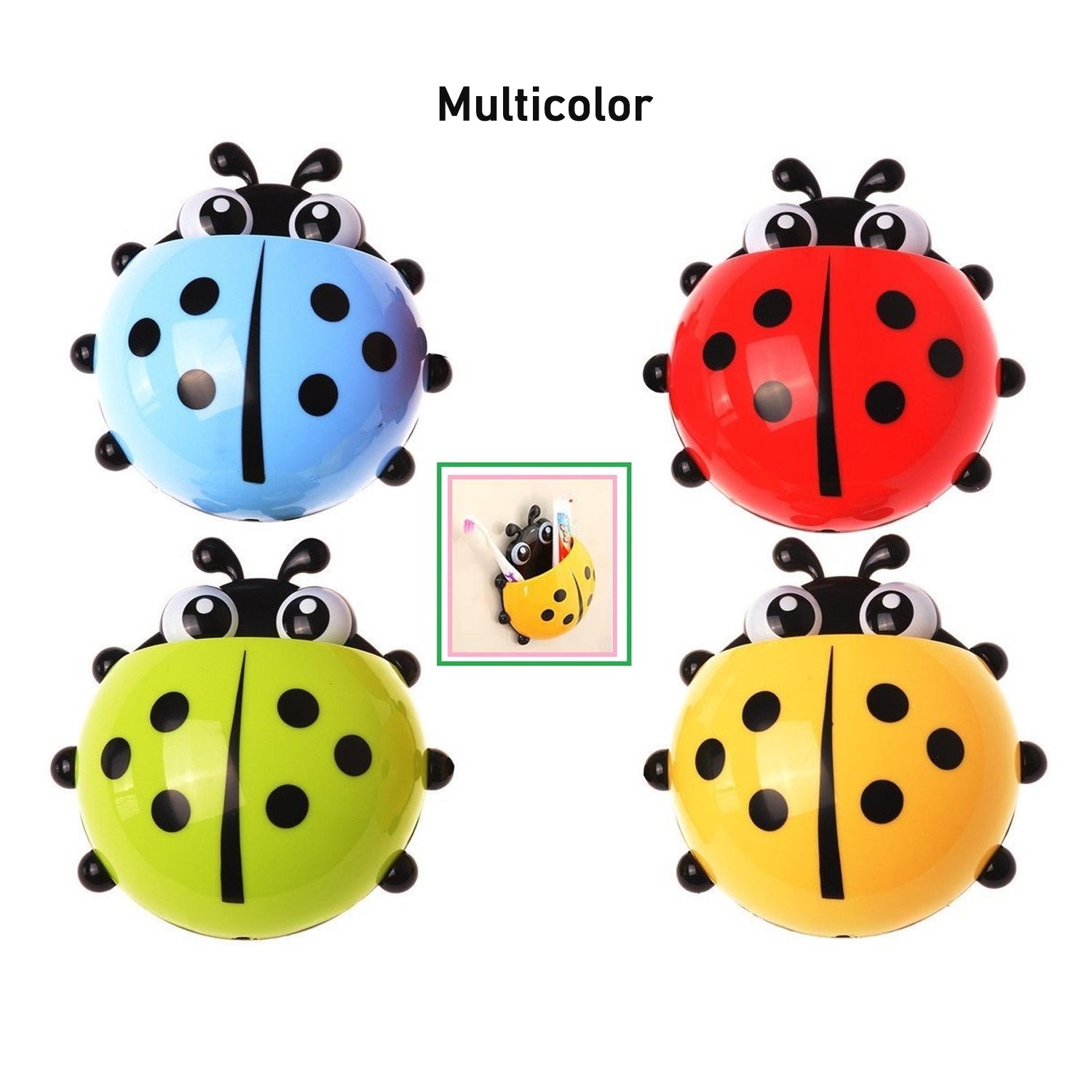 Ladybug Toothbrush Holder (1 Pc) Ladybug Toothbrush Holder (1 Pc)